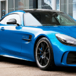 Mercedes blau Versuchsfahrzeug Vorsteuerabzug